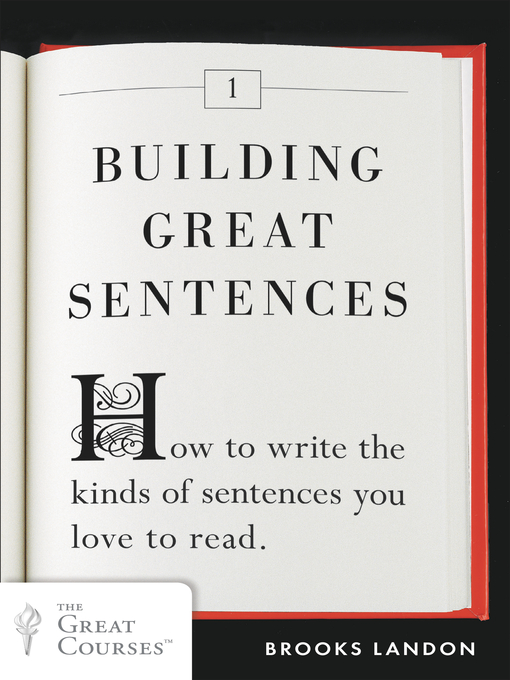 Title details for Building Great Sentences by Brooks Landon - Available